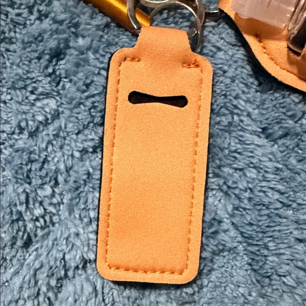 Orange Frida Kahlo Key Chain Set & Accessories‎